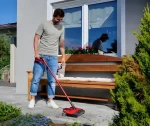 Einhell TE-FS 18 Li Solo červená/čierna / Aku tyčová metla / 18V / Šírka záberu 250 mm / 0,4 l / Bez aku (2352050)