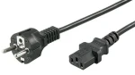 MicroConnect Sieťový napájací kábel Schuko - C13 5m čierna (PE020450)