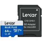 Lexar BLUE PLUS microSDHC/microSDXC 64GB / čítanie: 160MBps / UHS-I / V30 (LMSBLPL064G-BNANG)