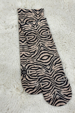 SOCK PRINT 48 béžová UNI