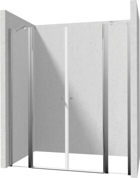 DEANTE/S - Sprchové dvere dvojité výklopné 100x80 KTSU043P+KTSU042P KERRIA/0027