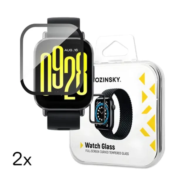 Wozinsky Full Glue Tempered Glass / Ochranné sklo / XIAOMI Redmi Watch 5 Active / 2 ks