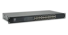 LevelOne GEP-2421 / Switch / 24x PoE + Gigabit / 150 W / Unmanaged / 19" (GEP-2421W150)