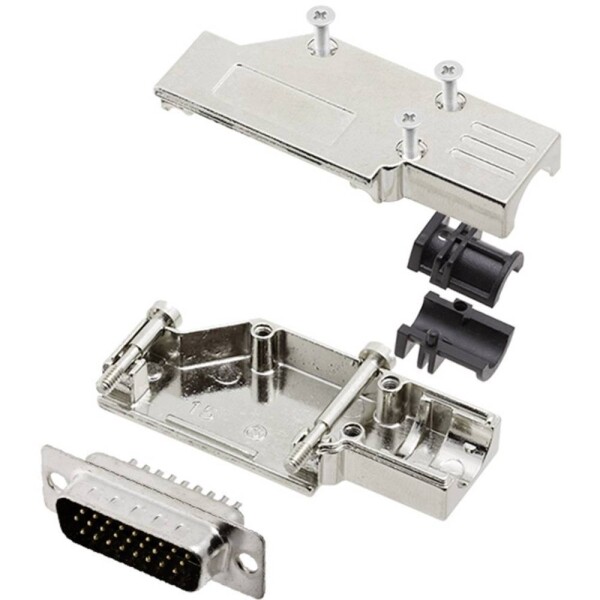 Encitech DCMR-FK-15-HDP26-K 6355-0066-02 sada D-SUB kolíkové lišty 90 ° Pólov: 26 spájkovaný 1 sada; 6355-0066-02