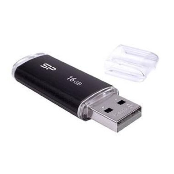 Silicon Power Ultima U02 / 16GB / Flash disk / USB 2.0 / čierny (SP016GBUF2U02V1K)