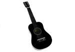 Mamido Drevená gitara s trsátkom čierna