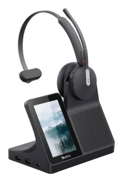 Yealink WH64 Mono (MS Teams) čierna / Mono náhlavná súprava / mikrofón / Bluetooth 5.3 / USB-C / výdrž 41 h (1208737)