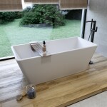 CERSANIT - Voľne stojaca akrylátová vaňa CREA 162X72 S301-299