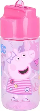 STOR Fľaša na pitie Tritan Prasiatko Peppa 430 ml (152663)