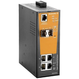 Weidmüller IE-SW-AL06M-4GTPOE-2GESFP priemyselný ethernetový switch 10 / 100 / 1000 MBit/s funkcia PoE; 2682430000