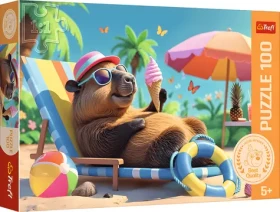 Trefl Puzzle Relaxačný štýl kapybary