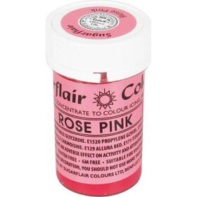 Gélová farba Sugarflair (25 g) Rose Pink A147 torta jahoda - Sugarflair - Sugarflair