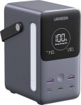 Ugreen Powerbank 48000mAh PB770, 2x USB + 4x USB-C, 300W (szary)