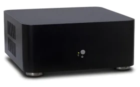 Inter-tech A80 čierna / Skriňa / Mini ITX / hliníková / zdroj 60 W / 2x USB 3.0 (88881302)