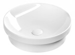 SAPHO - Keramické umývadlo zápustné, priemer 43cm, biela 3041