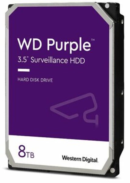 WD Purple 8TB / HDD / 3.5" SATA III / 5640 rpm / 256MB cache / 3y / pre dohľadové centrá (WD85PURZ)