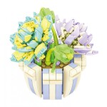 Mamido Stavebnica Kvety vo farebnom kvetináči 306 dielikov pre deti 6+