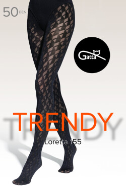 LORETTA - 155 mikrovlákno 50 DEN nero 4-L