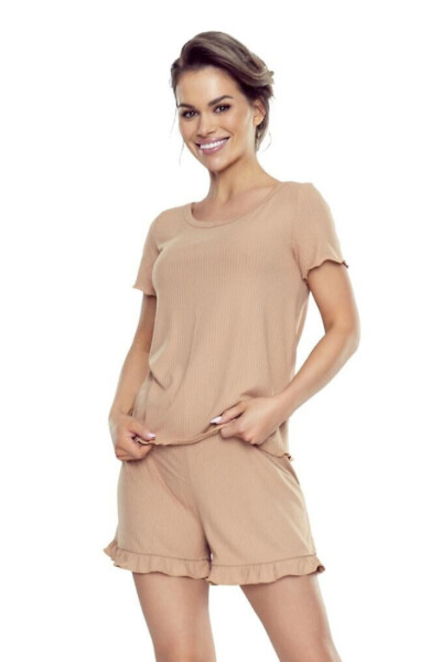 PYŽAMO BEATRICE PLUS kaštanové 2XL