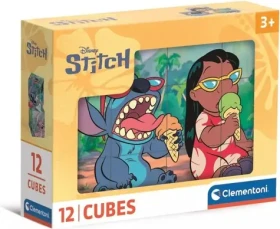 Clementoni Obrázkové kocky Stitch