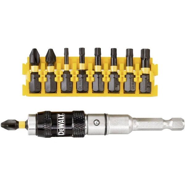 DeWalt DT70578T-QZ / 10 dielny set bitov Torsion s uhlovým nástavcom (DT70578T-QZ)