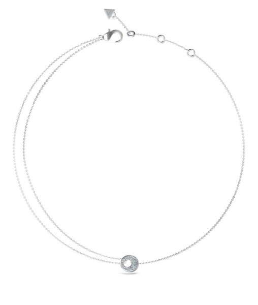 Guess Elegantný oceľový náhrdelník Blooming Summer JUBN05223JWRHT/U
