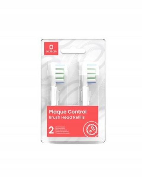 Oclean Plaque Control Brush head P1C1 biela (2ks) / univerzálna náhradná hlavica pre kefky Oclean (6970810552218)