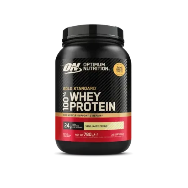 100% Whey Gold Standard - Optimum Nutrition (vanilková zmrzlina, 768 g) (4248-125-780g-vanillaicecream)