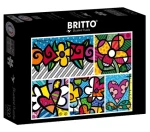 BlueBird Puzzle Koláž: Srdce a kvety