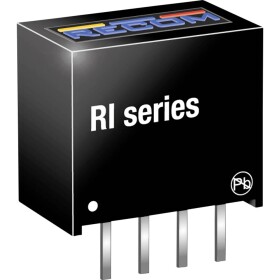 RECOM RI-0512S/P DC / DC menič napätia, DPS 167 mA 2 W Počet výstupov: 1 x Obsah 1 ks; RI-0512S/P