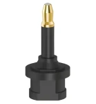 HAMA ODT Toslink 3,5 mm / Optický adaptér / pozlátený