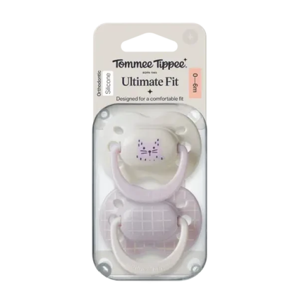 Tommee Tippee Ultimate Fit DECO silikónový cumlík 0-6 m GIRL 2ks - viac farebných variant (433650-T)
