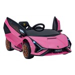 Mamido Elektrické autíčko Lamborghini Sian 4x4 ružové