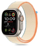 Tech-Protect Nylon béžová / Remienok pre Apple Watch 6/7/8/9/10/SE/Ultra 1/2 / 44/45/46/49 mm