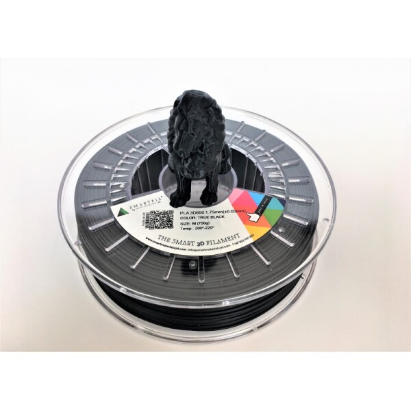 PLA 3D 850 filament čierny 1,75 mm Smartfil 750 g