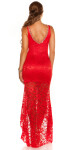 Red-Carpet-Look! Sexy Koucla evening dress laces red