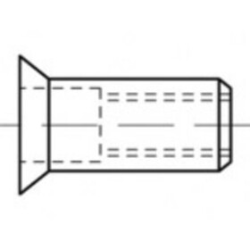 TOOLCRAFT TO-5455329 slepá nitovacie matice M6 500 ks; TO-5455329