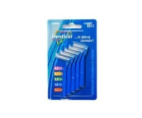 Denticol Z01 1 mm / Medzizubná kefka zahnutá / 10 ks (745240159070)