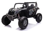Mamido Detské elektrické auto Buggy UTV-MX 4x4 LCD MP4 lakované maskáčové