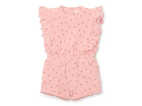 Little Dutch Overal letné Sunny Flowers Blush Pink veľ. 98/104 (CL25034412LD)