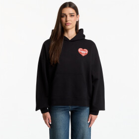Mikina Carhartt WIP W' Hooded Hartt Case Sweat Black M