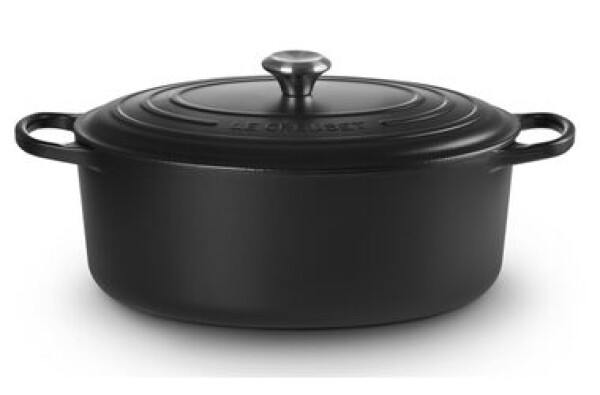 Le Creuset Signature Oválny hrniec s pokrievkou 35 cm čierna (21178350000430)