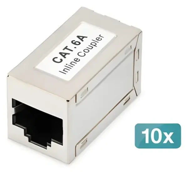 Digitus CAT 6A / Modulárna spojka / tienená / RJ-45 / 10 ks (DN-93905-10)