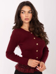 Dámsky sveter PM SW YIS1027.85 Burgundy - FPrice one size bordó