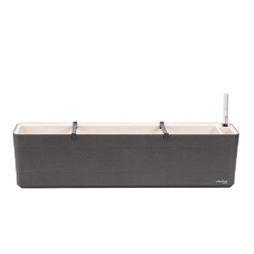 Plastia Samozavlažovací truhlík Berberis antracit/slonová kosť 80 cm