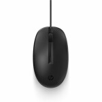 HP 125 Wired Mouse čierna / drôtová myš / optická / 3 tlačidlá / 1200 dpi / USB-A / 1.8m (265A9UT)