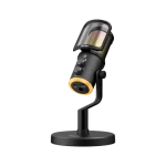 Genius MIC-S400U čierna / Streamovací mikrofón / USB-C / Kardioidné / RGB (31700002400)