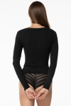 Dámske bezšvové tričko s dlhým rukávom Simple Longsleeve Shirt Black - Julimex M černá