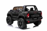 Mamido Mamido Detské elektrické autíčko Toyota Hilux 2x24V7Ah | 4x200W | 4x4 | pre 2 deti | ECO koža | EVA kolesá čierne