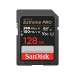 SanDisk Extreme PRO SDXC 128GB / Pamäťová karta / Class 10 / UHS-II U3 / V60 / čítanie: 280 MB/s / zápis: 100 MB/s (SDSDXEP-128G-GN4IN)